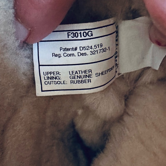 Rare leather Ugg motorcycle boots size 7 - Picture 6 of 10